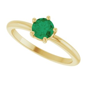Ring med laboratoriedyrket edelsten – modell 72532