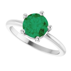 Ring med laboratoriedyrket edelsten – modell 72532