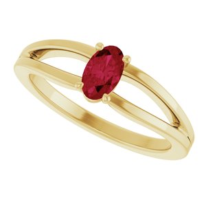 Ring med laboratoriedyrket edelsten – modell 19401