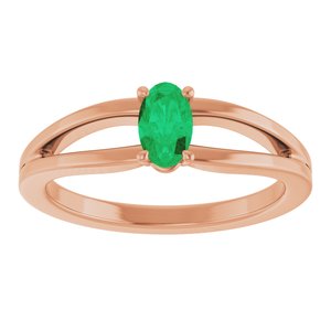 Ring med laboratoriedyrket edelsten – modell 19401