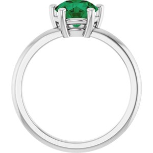 Ring med laboratoriedyrket edelsten – modell 72532