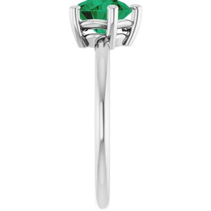 Ring med laboratoriedyrket edelsten – modell 72532