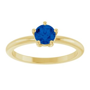Ring med laboratoriedyrket edelsten – modell 72532