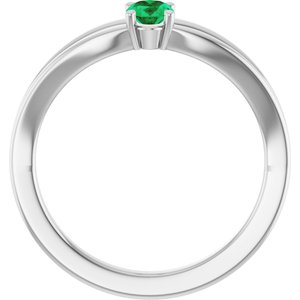 Ring med laboratoriedyrket edelsten – modell 19401