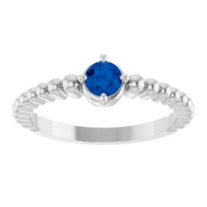 Ring med laboratoriedyrket edelsten – modell 72561