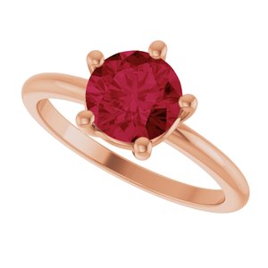 Ring med laboratoriedyrket edelsten – modell 72532