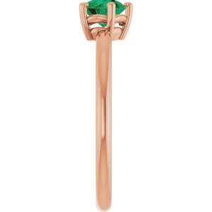 Ring med laboratoriedyrket edelsten – modell 72532