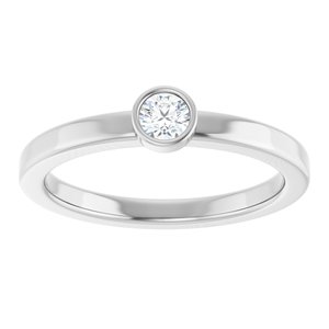 Ring med laboratoriedyrket edelsten – modell 72550