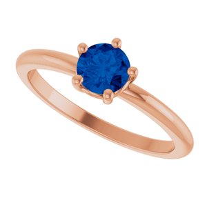 Ring med laboratoriedyrket edelsten – modell 72532