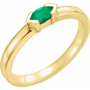 Ring med laboratoriedyrket edelsten – modell 71354