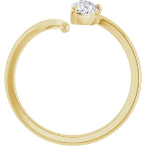 Ring med laboratoriedyrket diamant – modell 123110