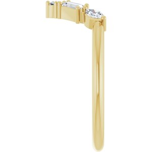 Ring med laboratoriedyrket diamant – modell 124639