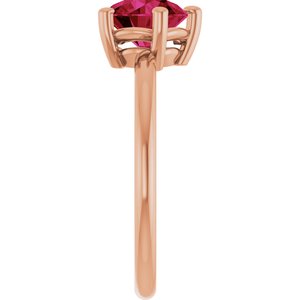 Ring med laboratoriedyrket edelsten – modell 72532
