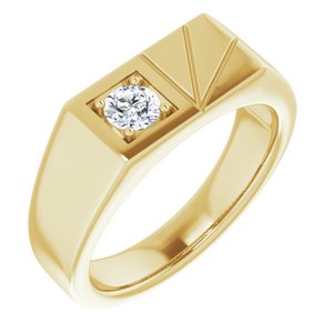 Ring med laboratoriedyrket diamant – modell 9848