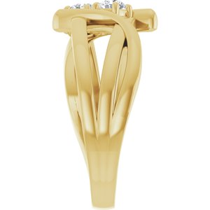 Ring med laboratoriedyrket diamant – modell 123228