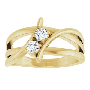 Ring med laboratoriedyrket diamant – modell 123228