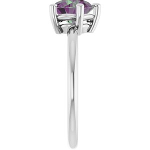 Ring med laboratoriedyrket edelsten – modell 72532