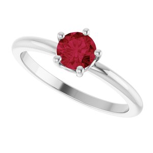 Ring med laboratoriedyrket edelsten – modell 72532