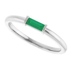 Ring med laboratoriedyrket edelsten – modell 122887