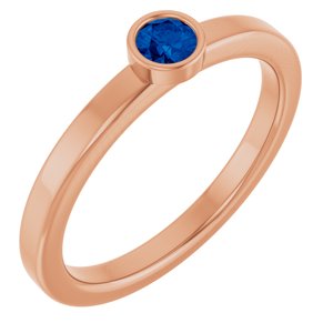 Ring med laboratoriedyrket edelsten – modell 72550