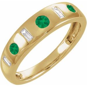 Ring med laboratoriedyrket edelsten – modell 689781