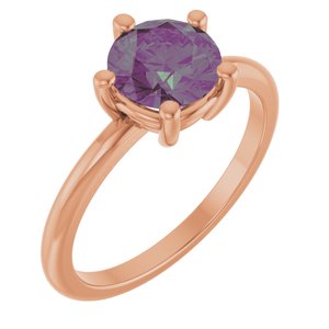 Ring med laboratoriedyrket edelsten – modell 72532