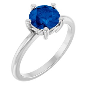 Ring med laboratoriedyrket edelsten – modell 72532
