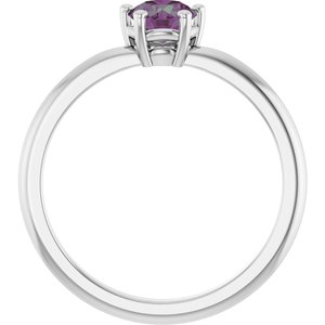 Ring med laboratoriedyrket edelsten – modell 72532
