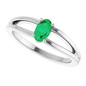 Ring med laboratoriedyrket edelsten – modell 19401
