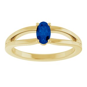 Ring med laboratoriedyrket edelsten – modell 19401