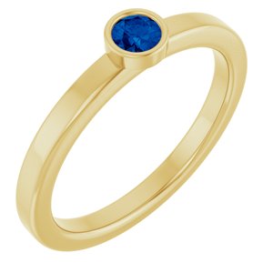 Ring med laboratoriedyrket edelsten – modell 72550