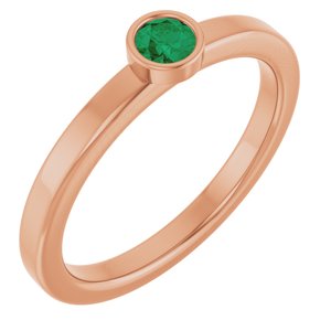 Ring med laboratoriedyrket edelsten – modell 72550