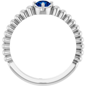 Ring med laboratoriedyrket edelsten – modell 72561