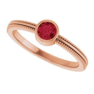 Ring med laboratoriedyrket edelsten – modell 72555
