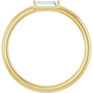 Ring med laboratoriedyrket edelsten – modell 122887