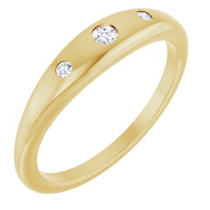 Ring med laboratoriedyrket diamant – modell 127543