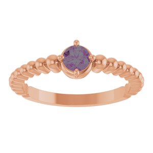 Ring med laboratoriedyrket edelsten – modell 72561