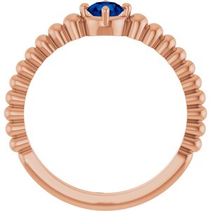 Ring med laboratoriedyrket edelsten – modell 72561