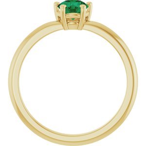 Ring med laboratoriedyrket edelsten – modell 72532