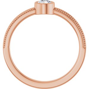 Ring med laboratoriedyrket edelsten – modell 72555
