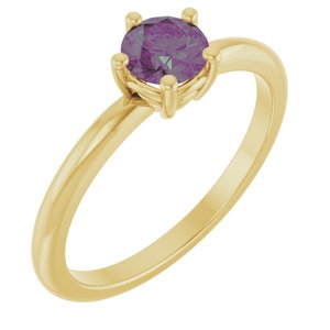 Ring med laboratoriedyrket edelsten – modell 72532