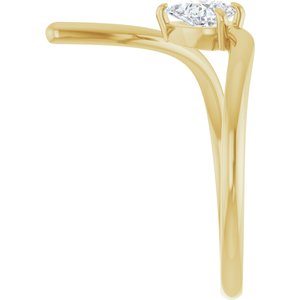 Ring med laboratoriedyrket diamant – modell 123110
