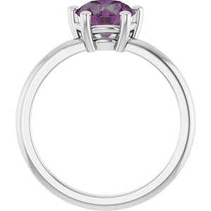 Ring med laboratoriedyrket edelsten – modell 72532
