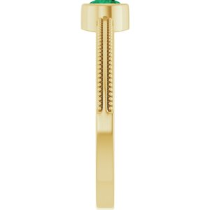 Ring med laboratoriedyrket edelsten – modell 72555