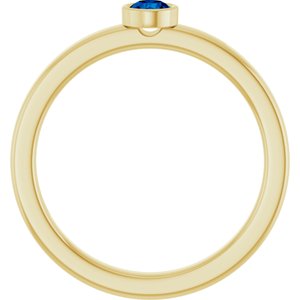 Ring med laboratoriedyrket edelsten – modell 72550