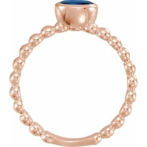 Ring med laboratoriedyrket edelsten – modell 71623