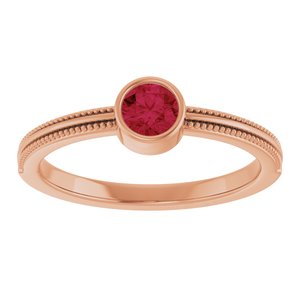 Ring med laboratoriedyrket edelsten – modell 72555