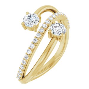 Ring med laboratoriedyrket diamant – modell 123712