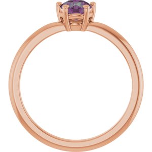 Ring med laboratoriedyrket edelsten – modell 72532