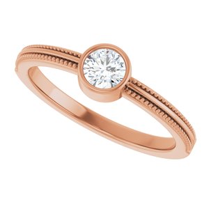 Ring med laboratoriedyrket edelsten – modell 72555